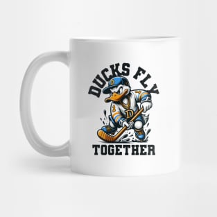 Ducks Fly Together Hockey Mug